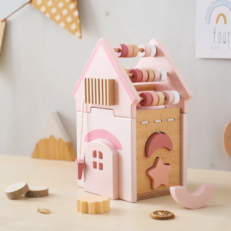 Explore our BabyLove Europe-certified (CE) Montessori Wooden Toys for children aged 3-6 years at Bubebaby. This multifunctional, five-in-one educational toy is designed to enhance hand-eye coordination, fine motor skills, logical thinking, and spatial imagination. Available for both direct sales and wholesale.