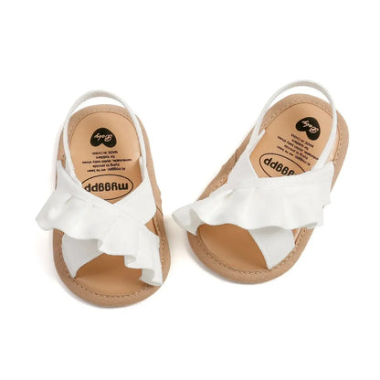 Discover BabyLove Sandals at BubeBaby! These summer sandals feature a flat heel, canvas upper. Ideal for baby girls, these sandals offer comfort and style for warm weather