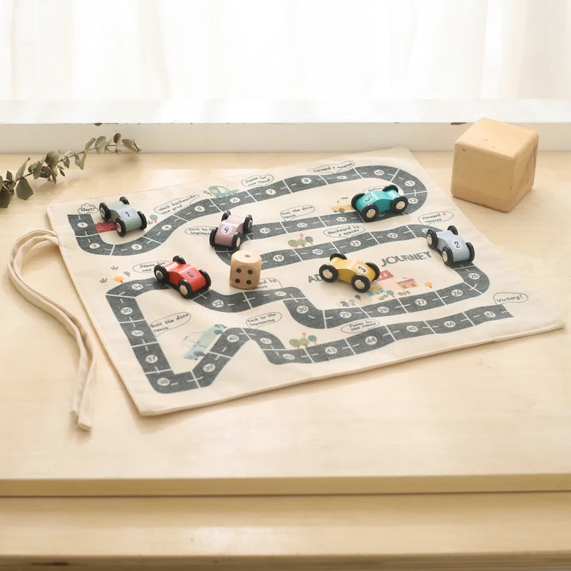 Montessori Traffic Toy Road Map designed for imaginative play and learning at BubeBaby