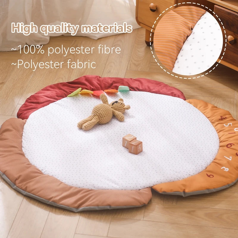 Discover our versatile cotton floor mat, perfect for infants aged 0-2 years. only from Bubebaby Bablylove. With a 100cm diameter and 3cm thickness, this unisex mat is ideal for tummy time, playtime, or as a comfortable floor covering. Available in various colors to suit your needs. Choose from our selection to find the perfect match for your little one’s space