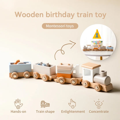 American Montessori International Wooden Train