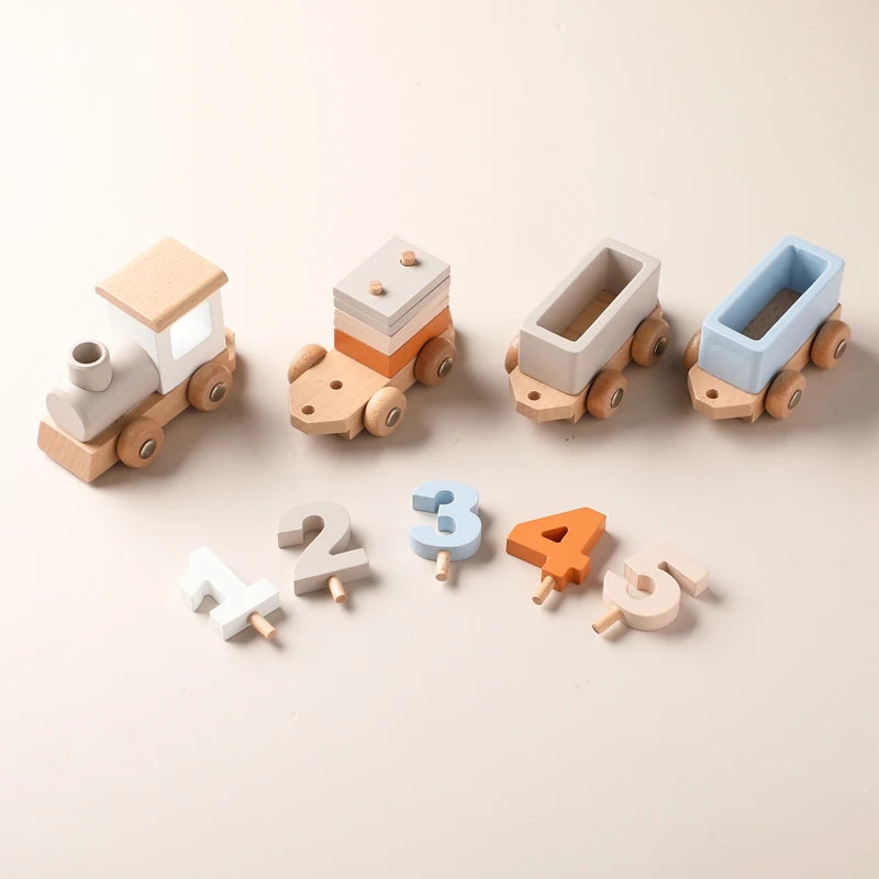 American Montessori International Wooden Train