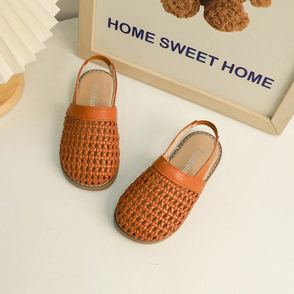 Discover BabyLove Woven Slip-On Sandals at BubeBaby, perfect for summer. These breathable sandals feature cut-outs and a soft leather style with a flat heel. Available in sizes from 14.5cm to 21.5cm, they fit true to size and offer a comfortable, stylish option for ages 4-6Y. Use our size guide for the perfect fit