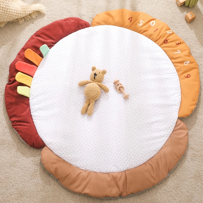 Discover our versatile cotton floor mat, perfect for infants aged 0-2 years. only from Bubebaby Bablylove. With a 100cm diameter and 3cm thickness, this unisex mat is ideal for tummy time, playtime, or as a comfortable floor covering. Available in various colors to suit your needs. Choose from our selection to find the perfect match for your little one’s space