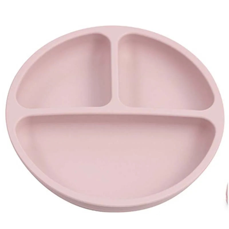 the BabyLove Silicone Dining Plate with Suctions at BubeBaby. Designed for babies and toddlers (0-6Y), this cartoon-themed plate is made from BPA-free, latex-free, and phthalate-free silicone. Perfect for mealtimes, it features a strong suction base to keep the plate in place. Ideal for a safe and mess-free dining experience