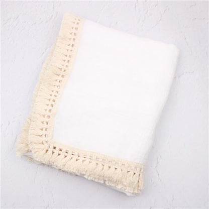 BubeBaby's Nursery Muslin Throw, crafted from soft cotton and perfect for babies aged 0-24 months. Available in sizes 80x65cm and 100x120cm, this unisex throw features a solid pattern ideal for spring and autumn. Shop now for a versatile and cozy addition to your baby's nursery