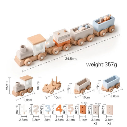 American Montessori International Wooden Train