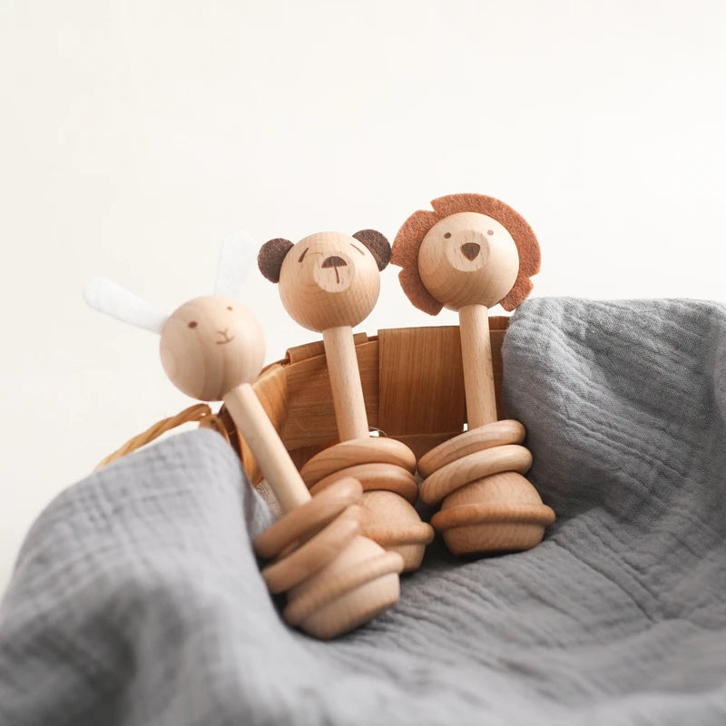 Explore our natural wood geometric rattle from Bubebaby BabyLove, designed for babies aged 0-36 months. CE-certified and crafted from high-quality wood, this unisex rattle features a variety of geometric shapes. Perfect for early sensory development and safe for all little ones