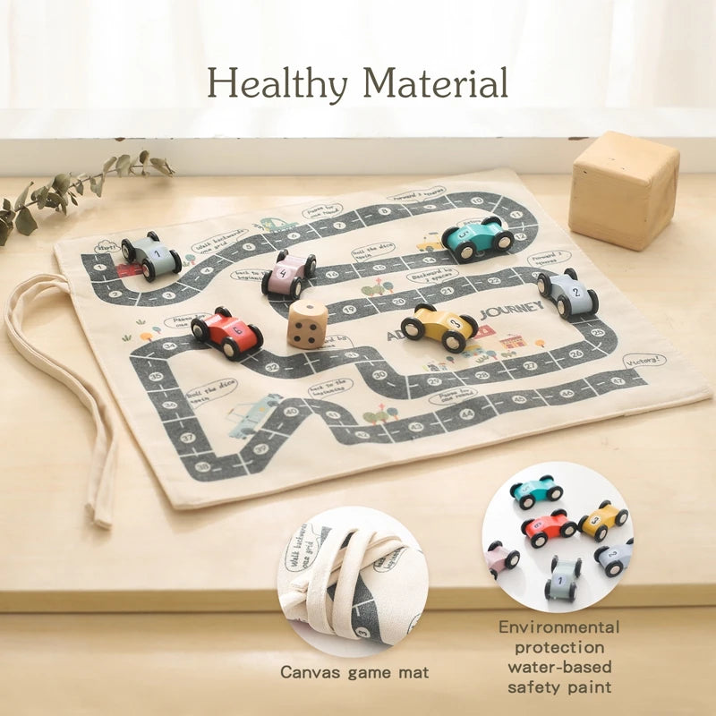 Montessori Traffic Toy Road Map designed for imaginative play and learning at BubeBaby