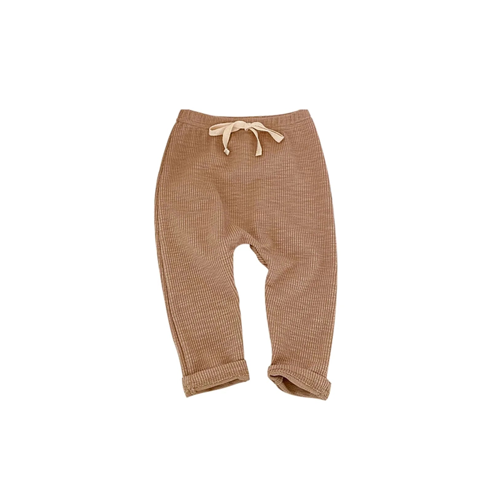 Shop our baby unisex leggings, perfect for spring and autumn. Made from a soft cotton-spandex blend in broadcloth fabric, these leggings feature a solid pattern and regular fit. They come with an elastic waist for easy closure and fit true to size. Available for ages 0-3 years, with detailed size options to ensure the perfect fit for your little one. Package includes one pair of leggings