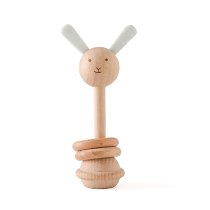 Explore our natural wood geometric rattle from Bubebaby BabyLove, designed for babies aged 0-36 months. CE-certified and crafted from high-quality wood, this unisex rattle features a variety of geometric shapes. Perfect for early sensory development and safe for all little ones